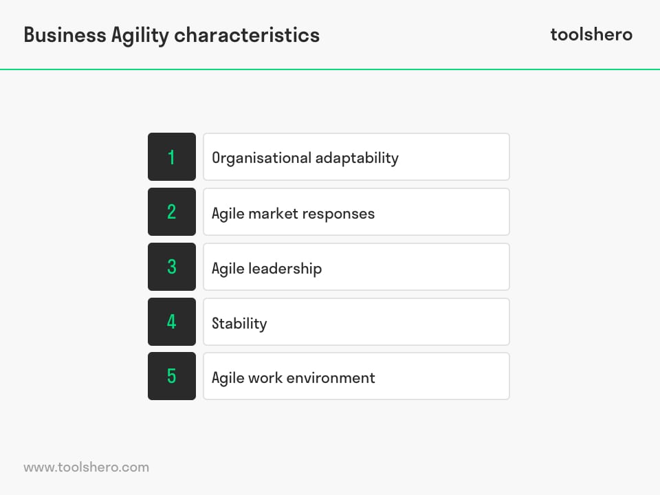 Business Agility characteristics - toolshero