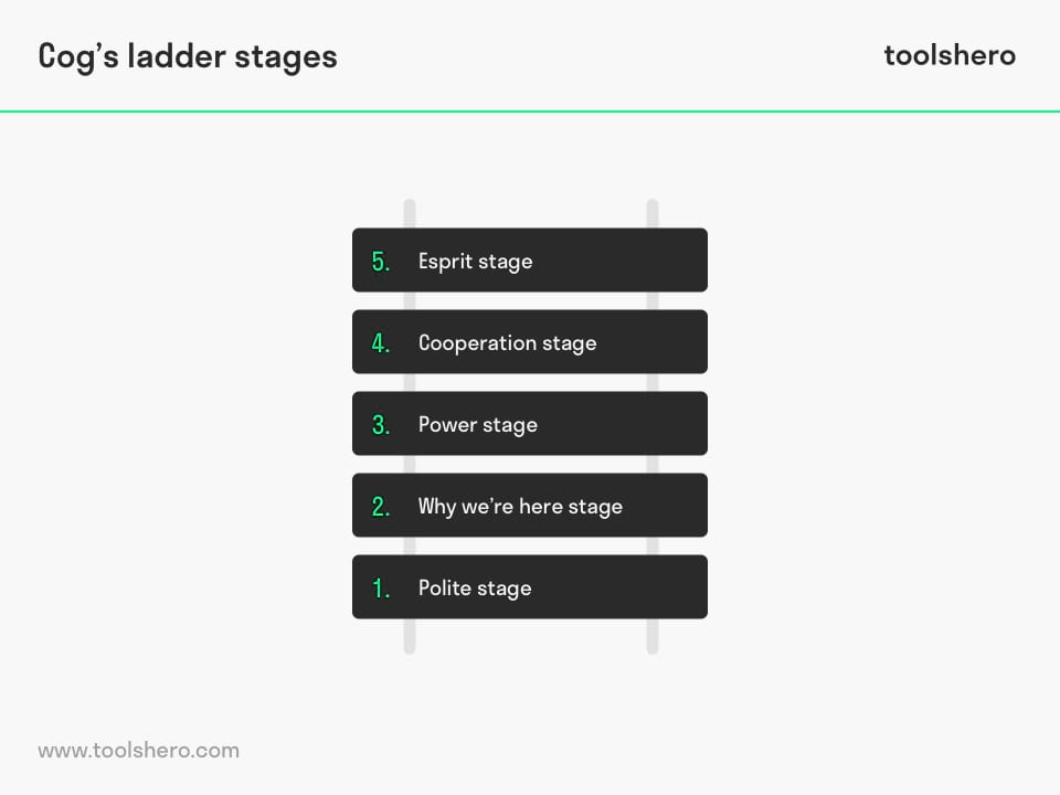 Cog's ladder stages - toolshero